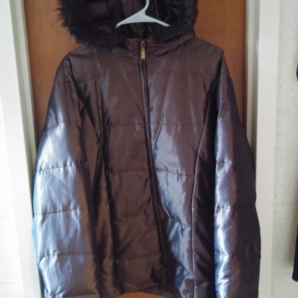 Copper colored ladies winter jackets North Crest